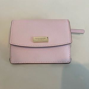 KATE SPADE CARD HOLDER Petty Laurel Way Mini Card Holder in Baby Pink